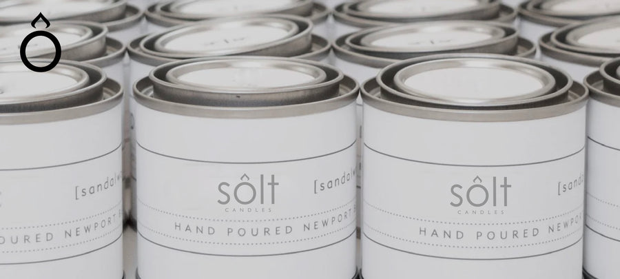 SÓLT | Custom labeled candles | weddings, events, small batch